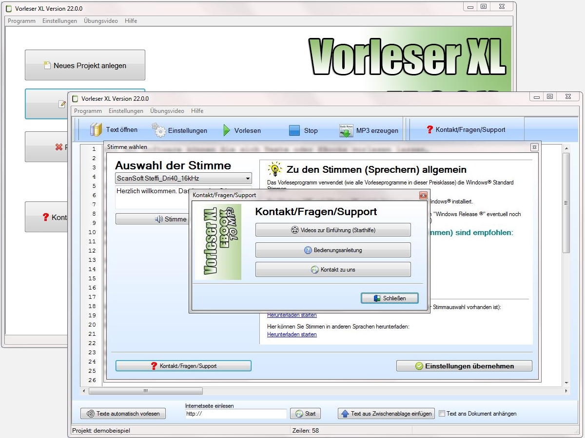 Text-to-Speech Software Deutsch